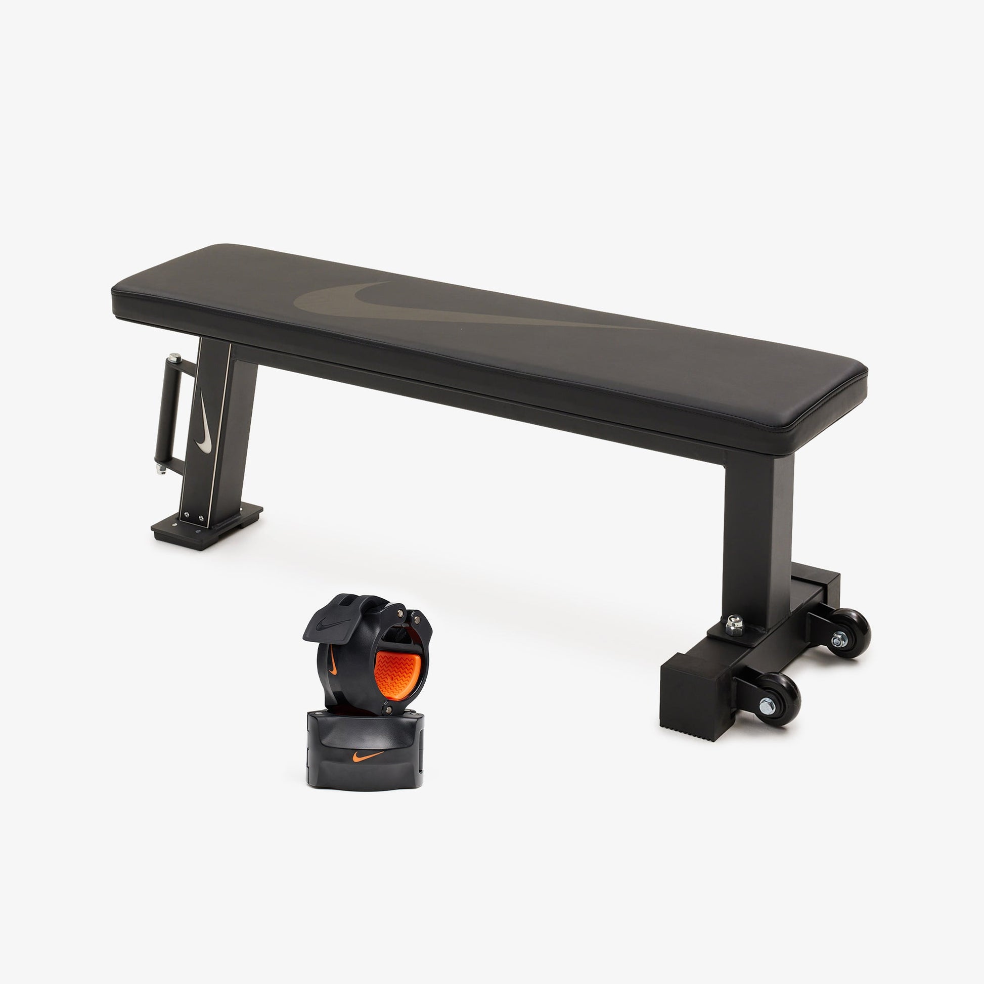 Nike Squat Stand / Black/White / 20 kg Nike Strength Shield - Orange SWOOSH