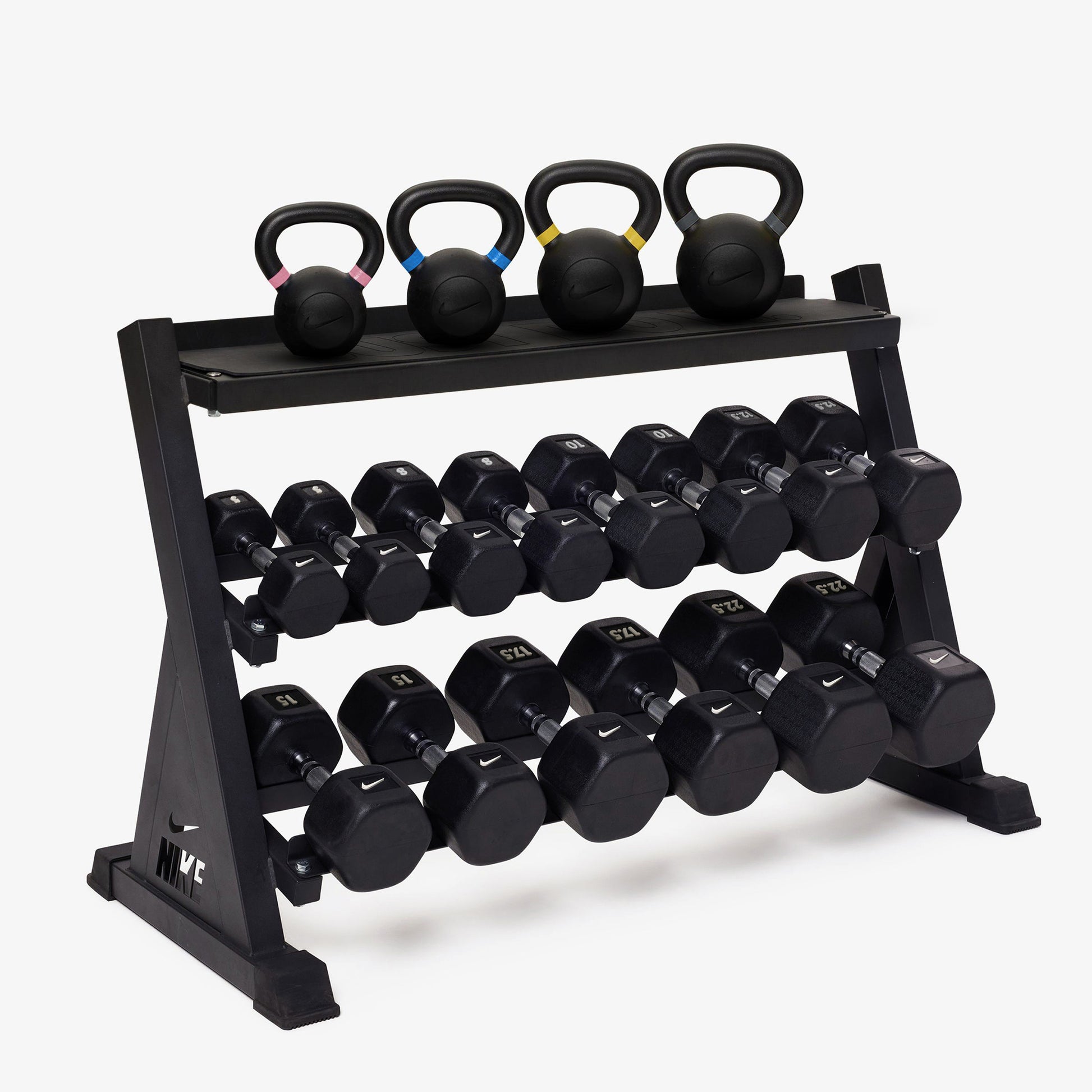 Black/White / 5-22.5 kg pairs / 8-20 kg