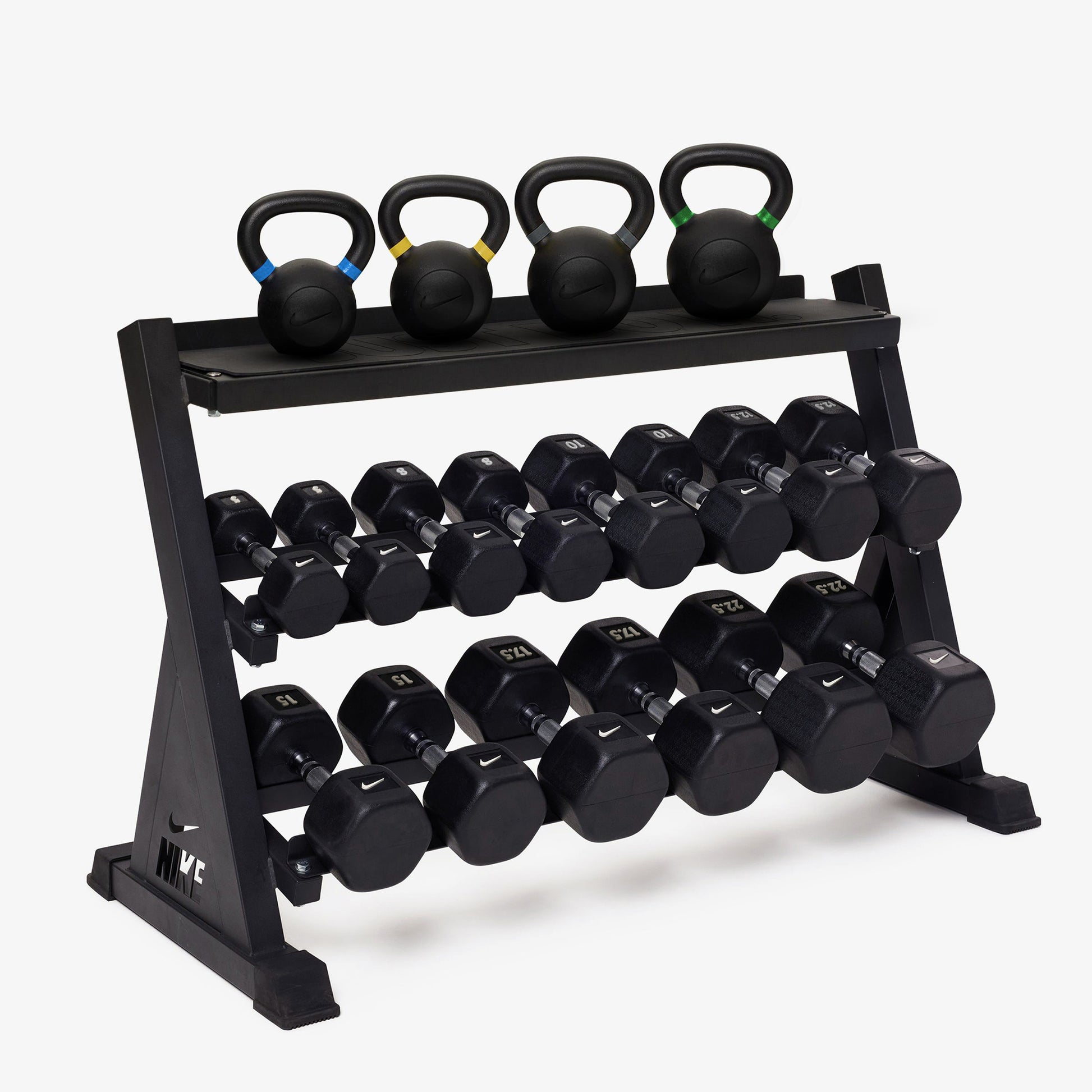 Black/White / 5-22.5 kg pairs / 12-24 kg