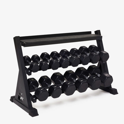 Black/White / 5-22.5 kg pairs / None