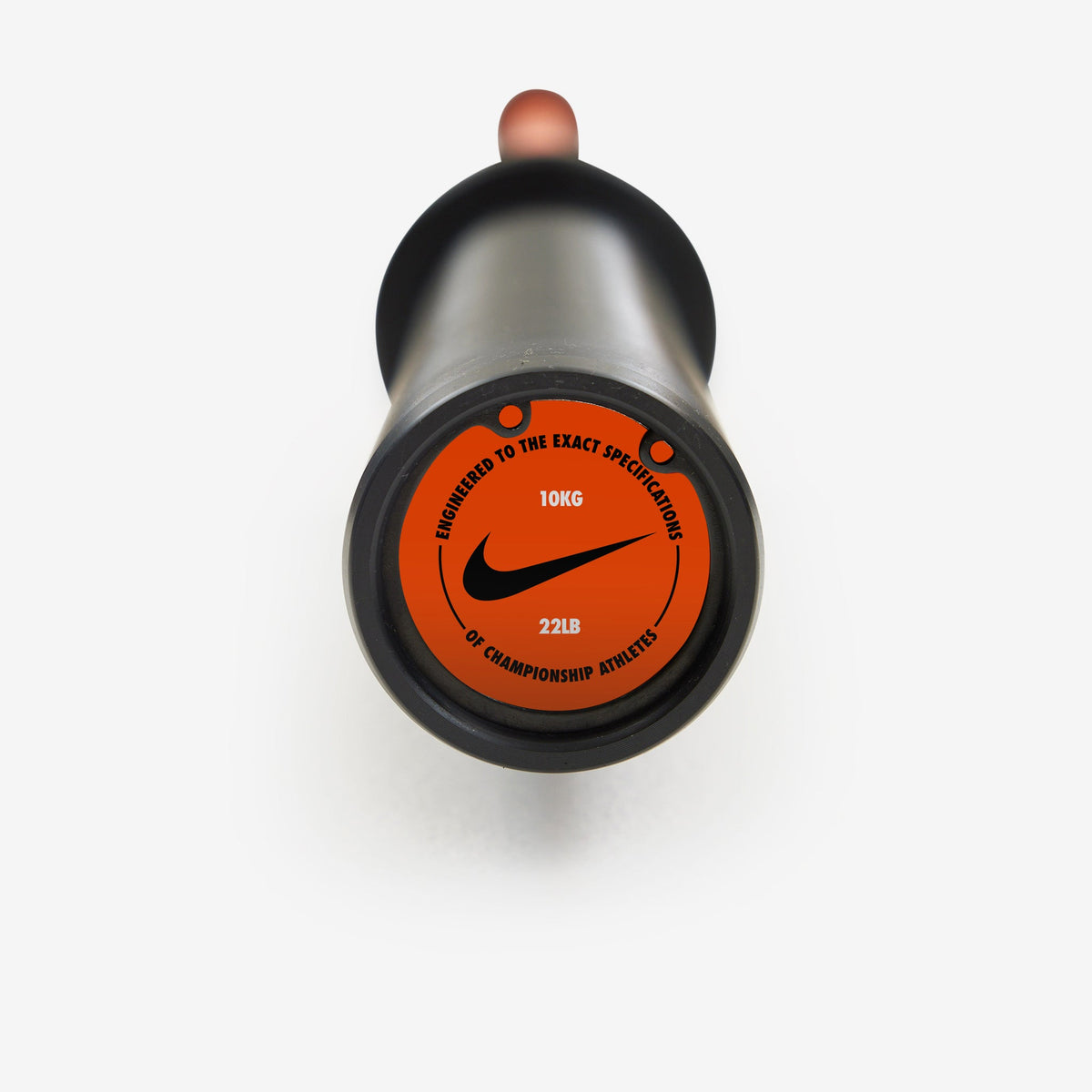 Nike Strength Shield Curl Bar - Orange SWOOSH / Nike Grind Change Plates (0.5 - 2.5 kg pairs) / Grey/Black