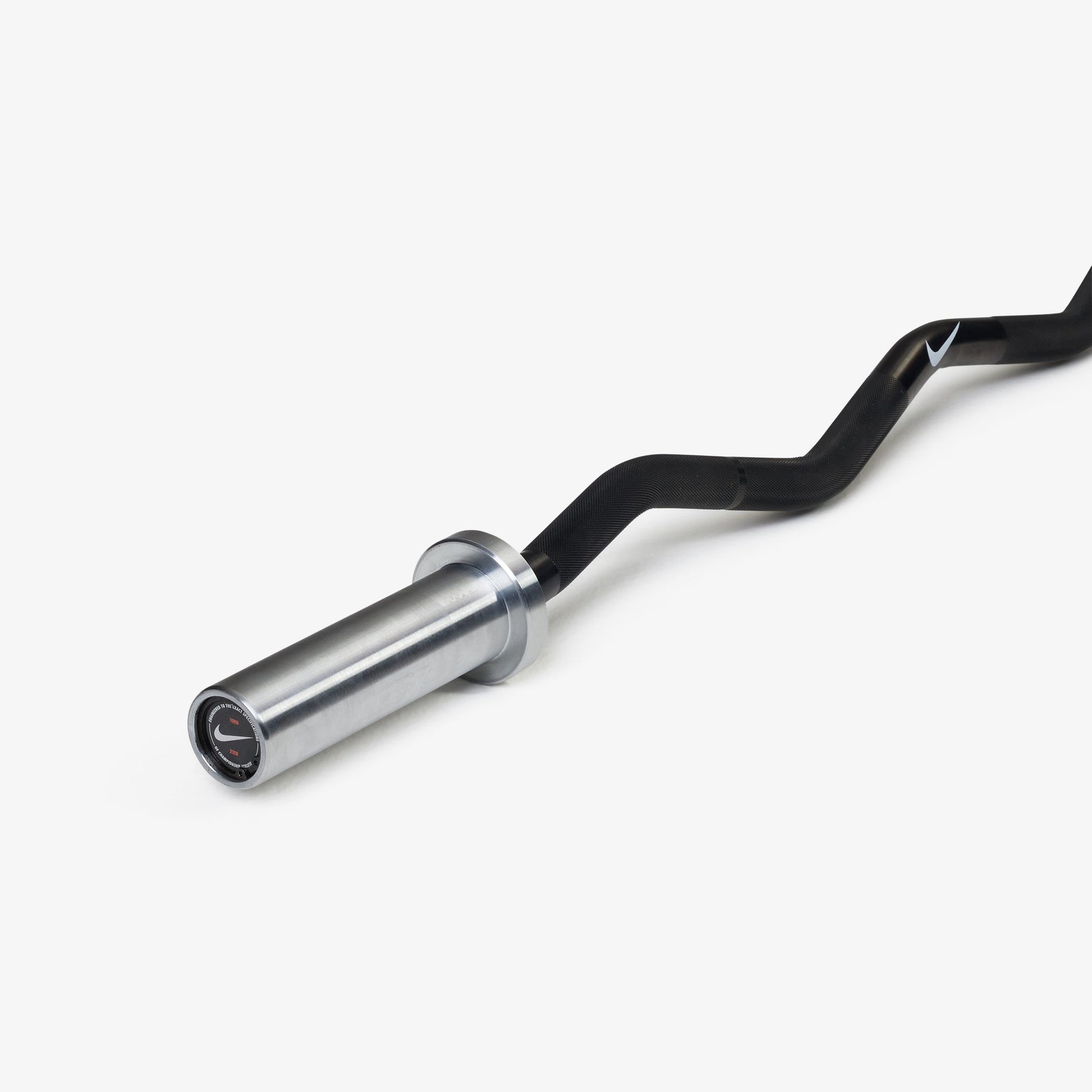 Nike Curl Bar - Black / Nike Grind Change Plates (0.5 - 2.5 kg pairs) / White/Black