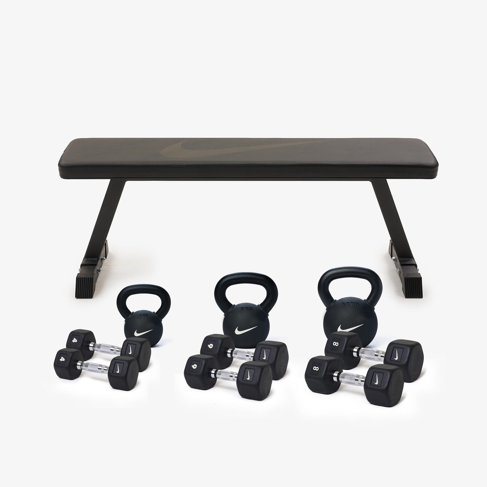 Black / 4/6/8 kg pairs / 6/8/12 kg set