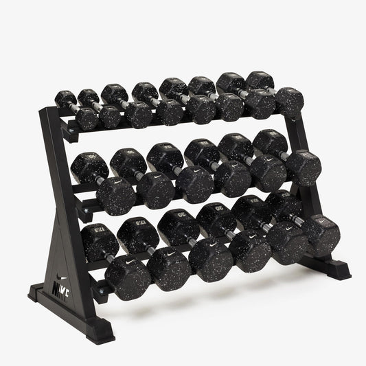 2-22.5kg Nike Grind Dumbbell Rack Set - 'Shadow'