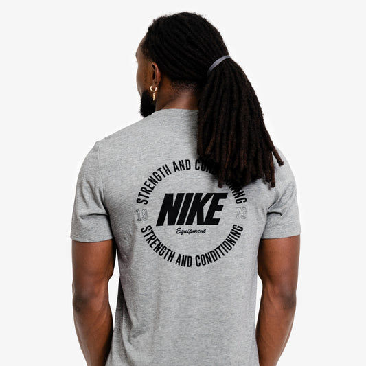 Nike S&C Men's Tee - Heather Grey/Black