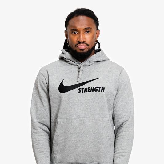 Nike Strength Men's Hoodie - Heather Grey/Black