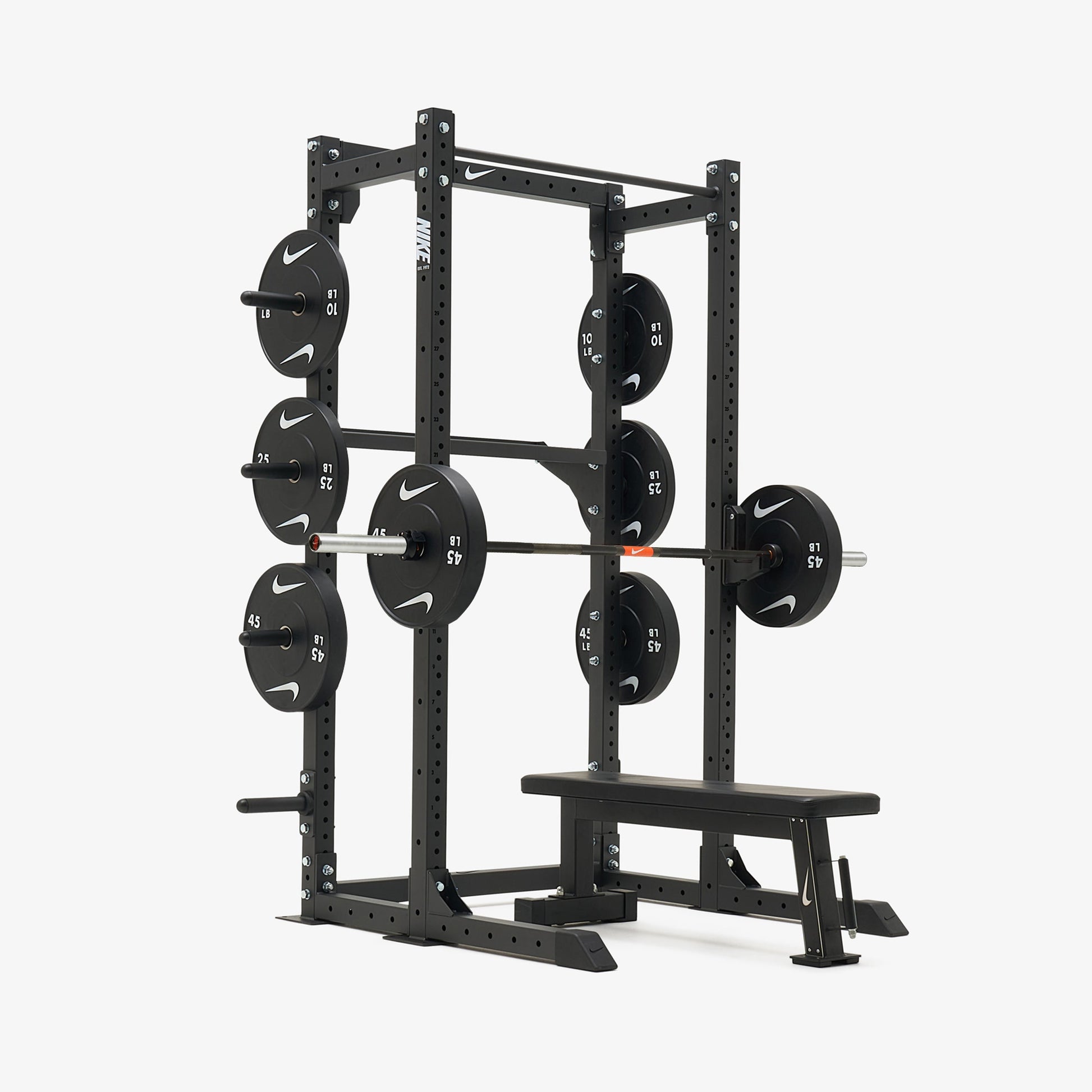 Nike Half Rack / Black/White / 20 kg Nike 1972 Power Bar