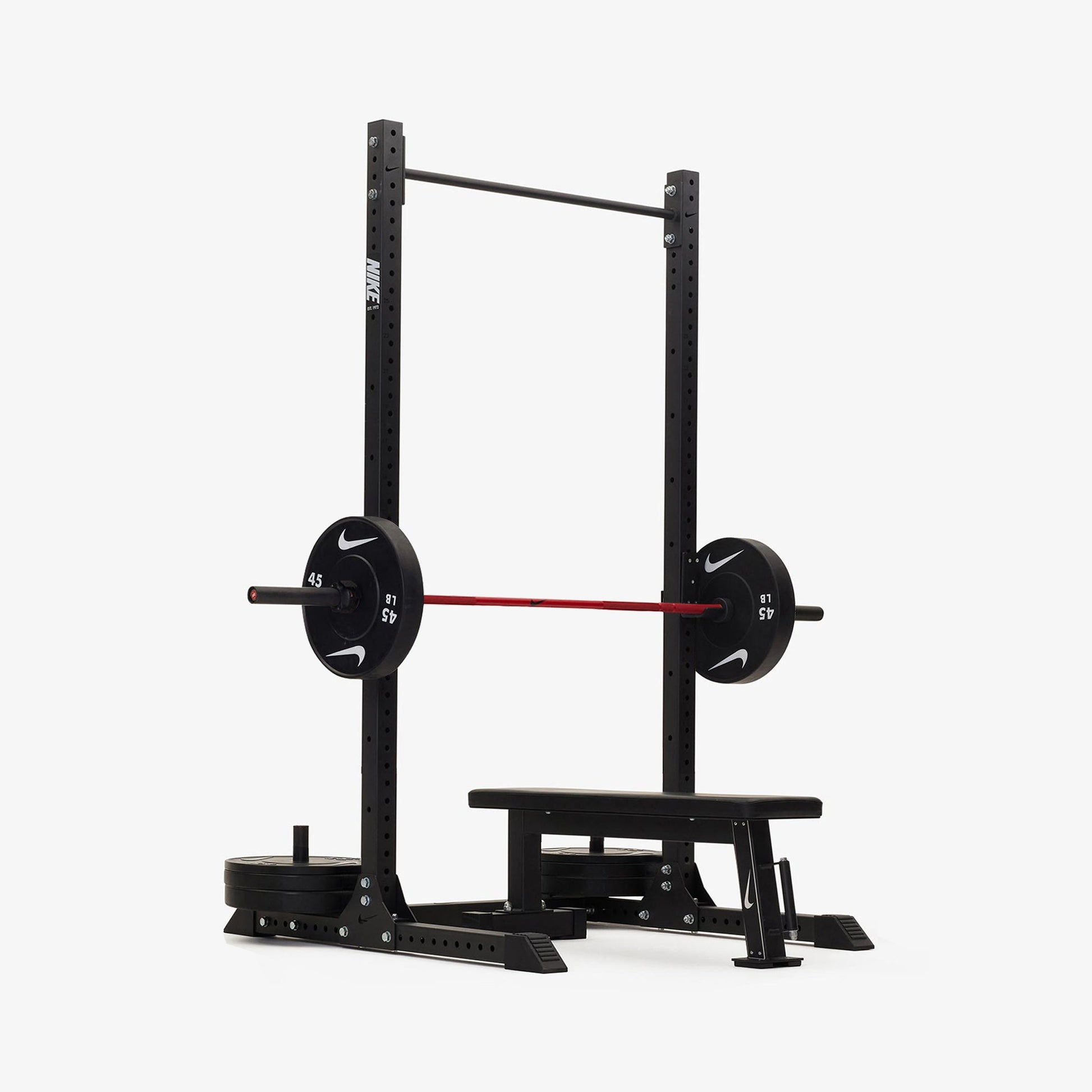 Nike Squat Rack / Black/White / 20 kg Nike Strength Shield - Red SWOOSH