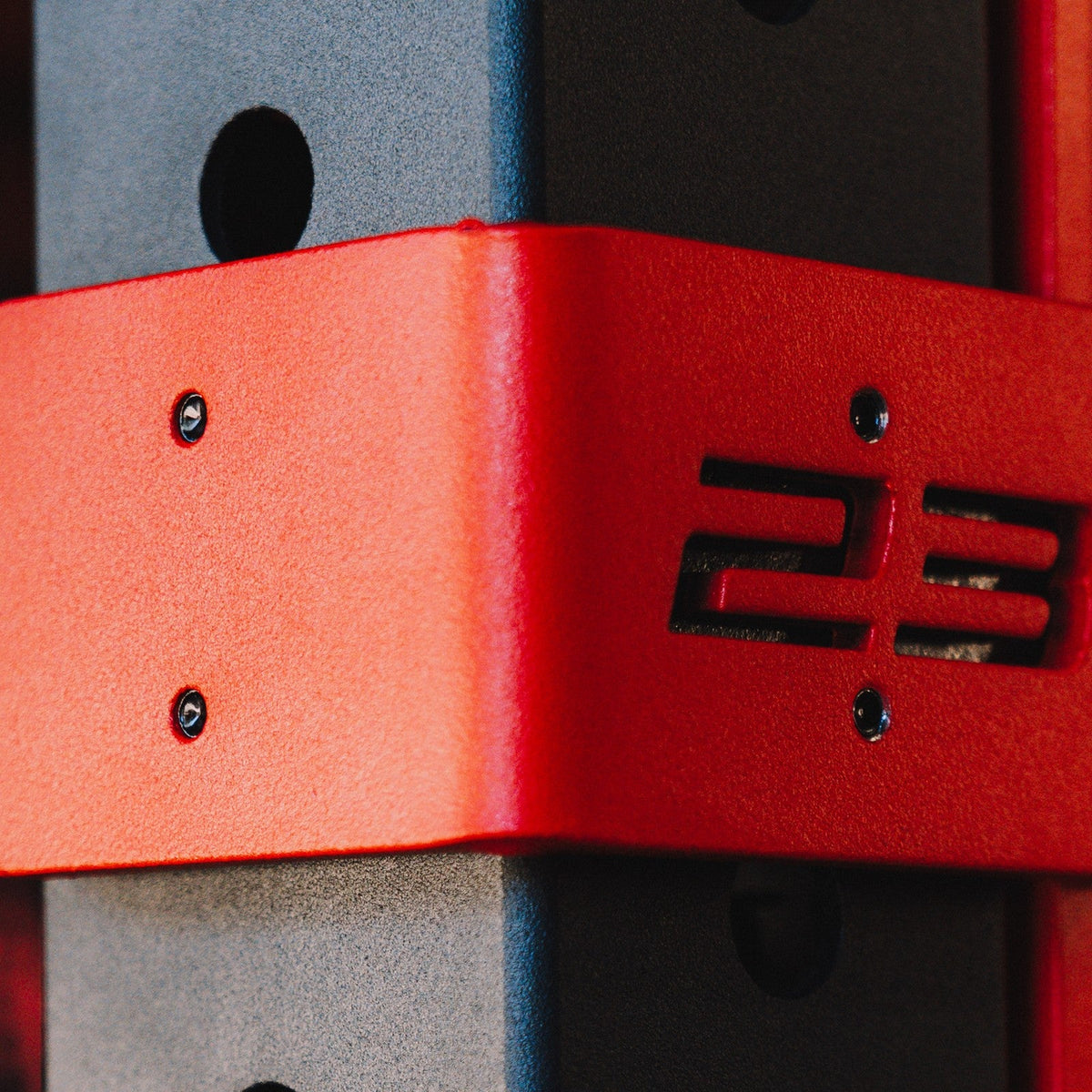Jordan Strength Half Rack - Chicago Red J-Cups