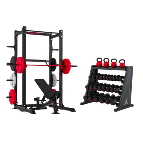 2-22.5 kg Dumbbells + 12-24 kg Kettlebells