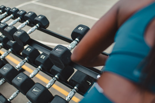 2-22.5kg Dumbbell Set With Rack