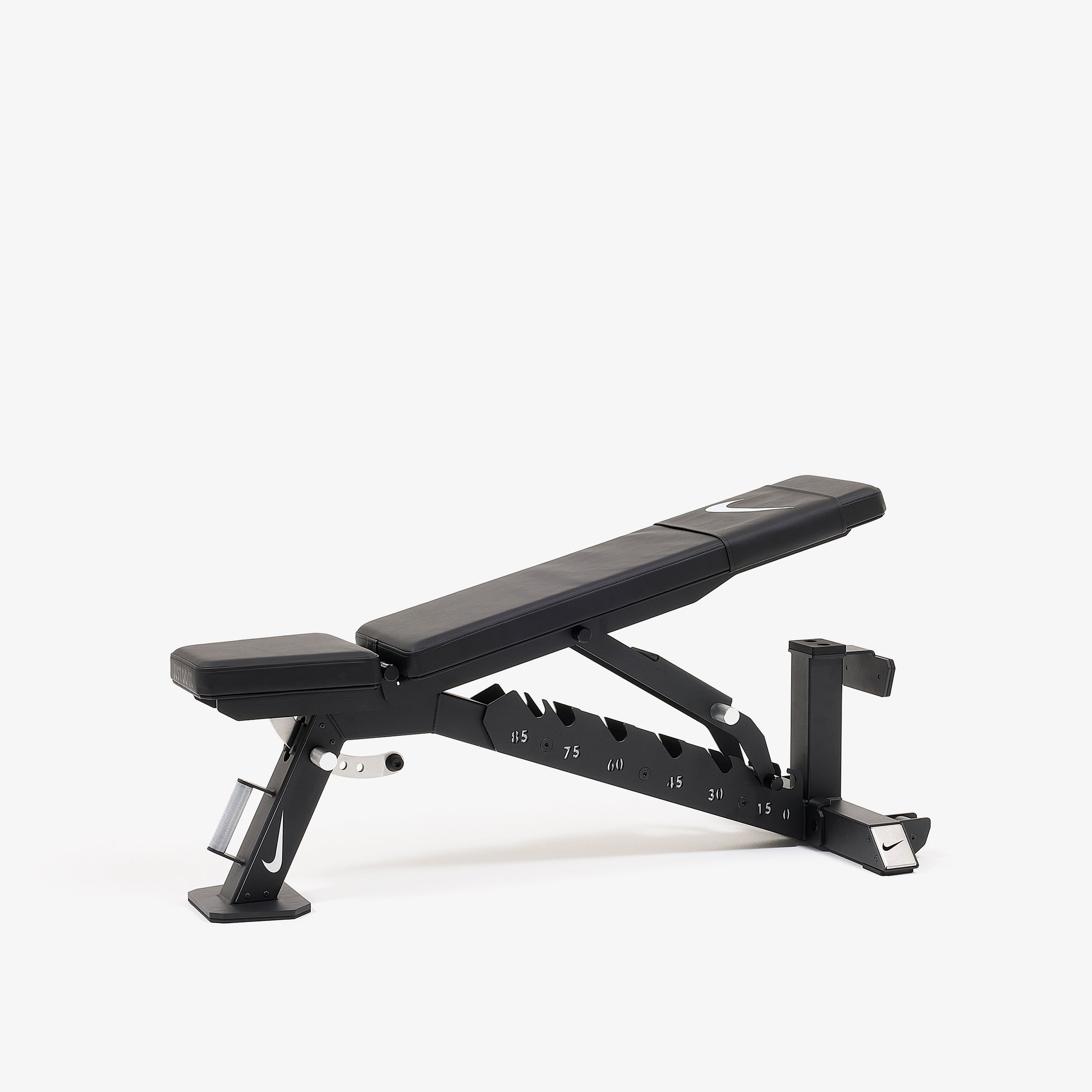 Nike Strength Pro Adjustable Weight Bench — three-quarter view 3