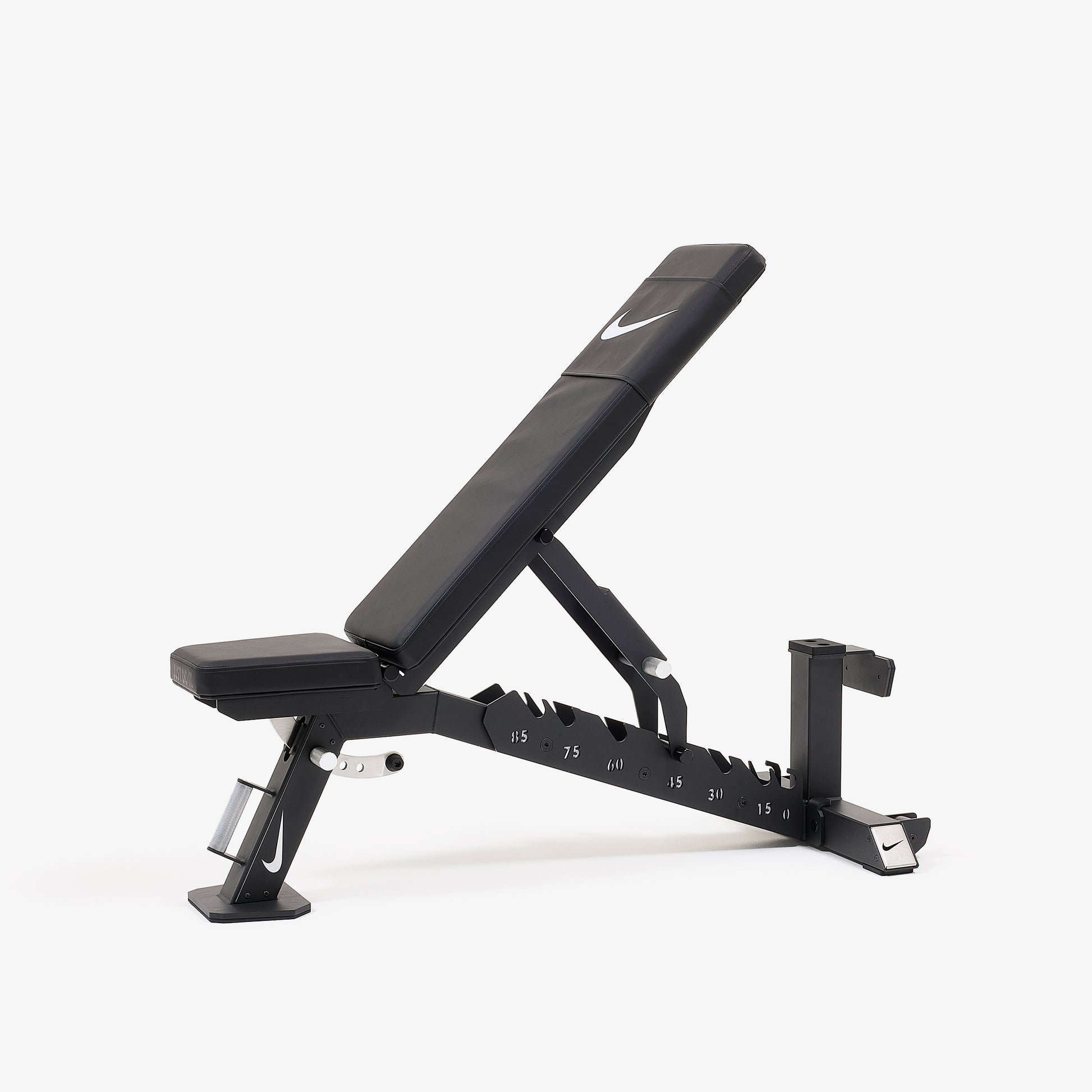 Nike Strength Pro Adjustable Weight Bench — three-quarter view 5