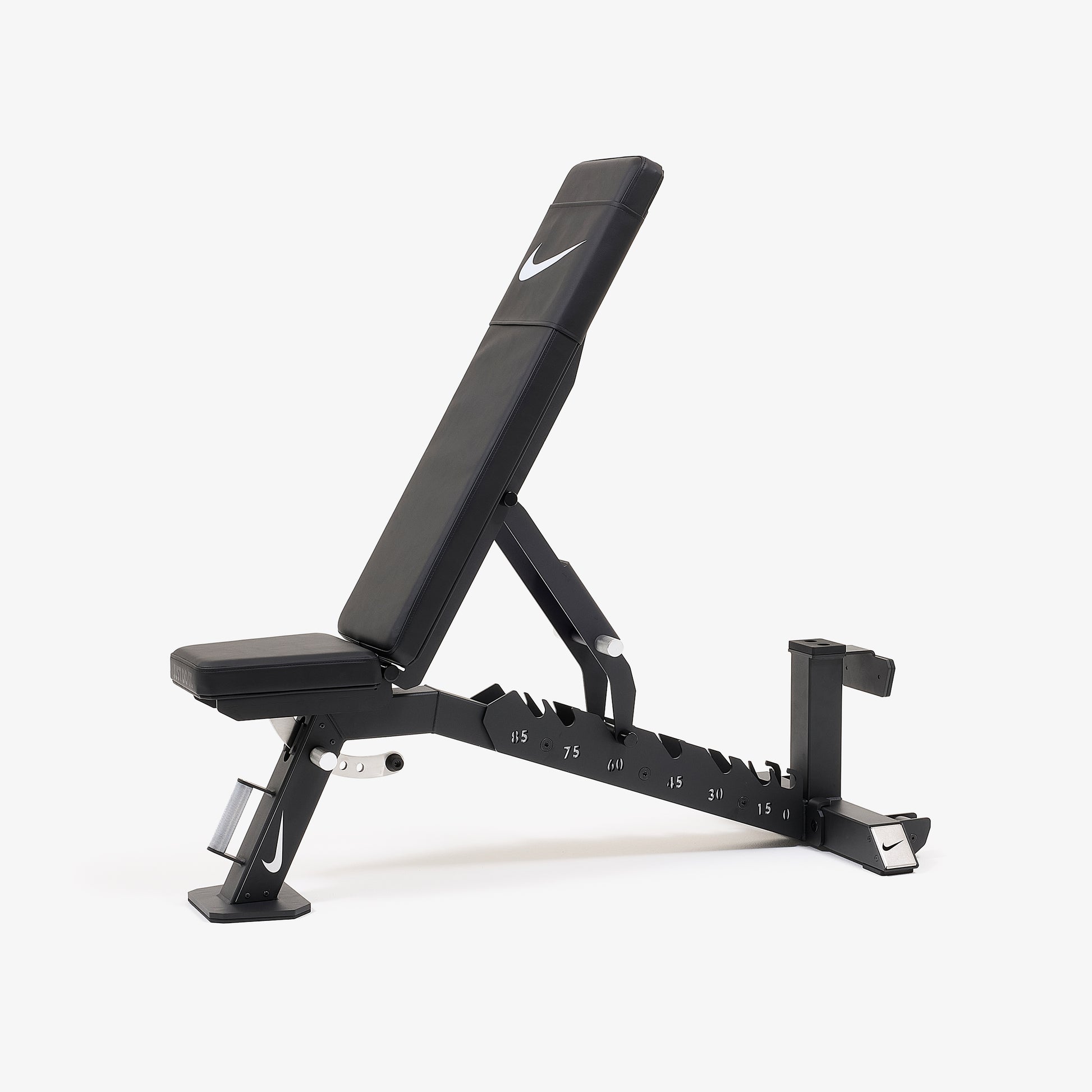 Nike Strength Pro Adjustable Weight Bench — three-quarter view 6