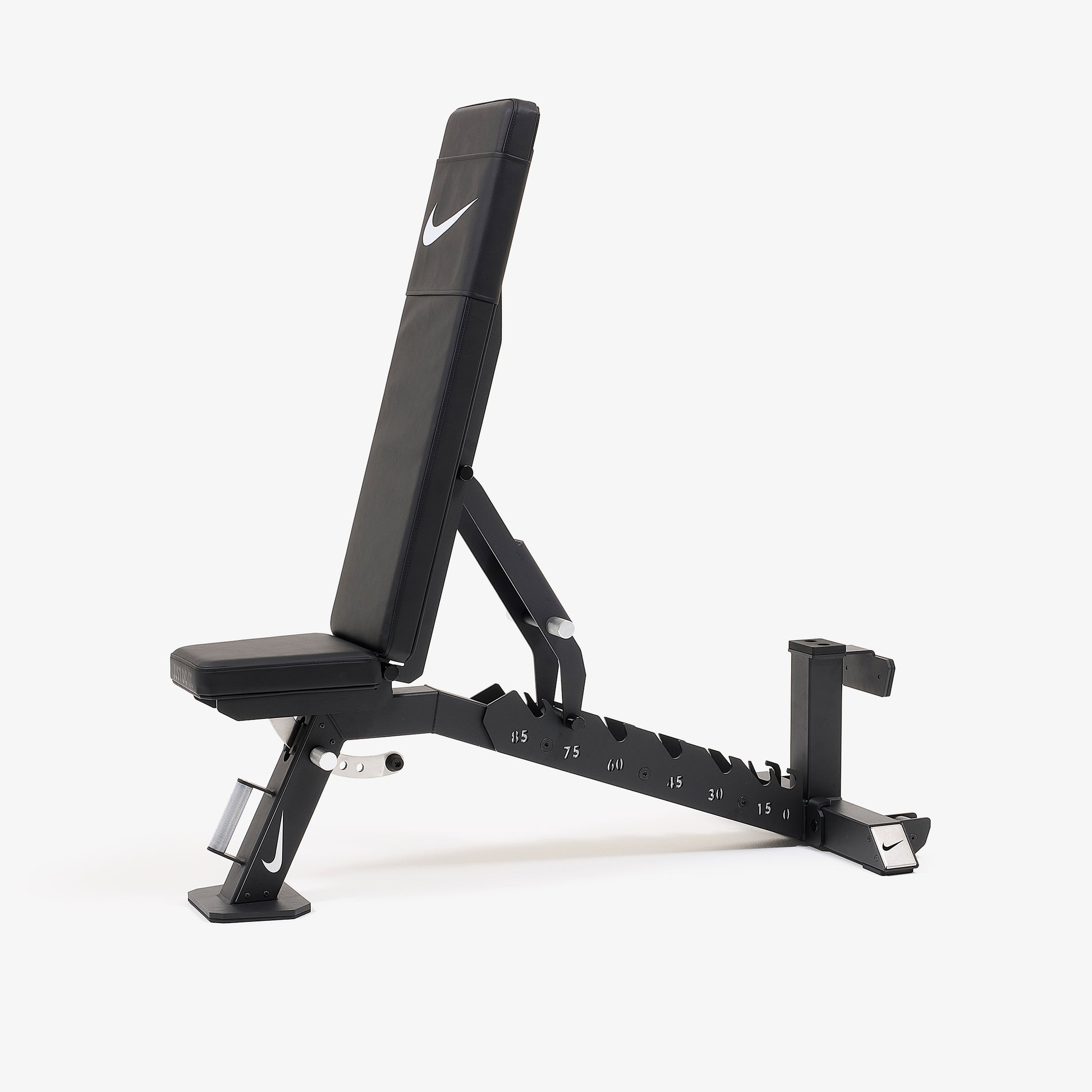 Nike Strength Pro Adjustable Weight Bench — three-quarter view 7