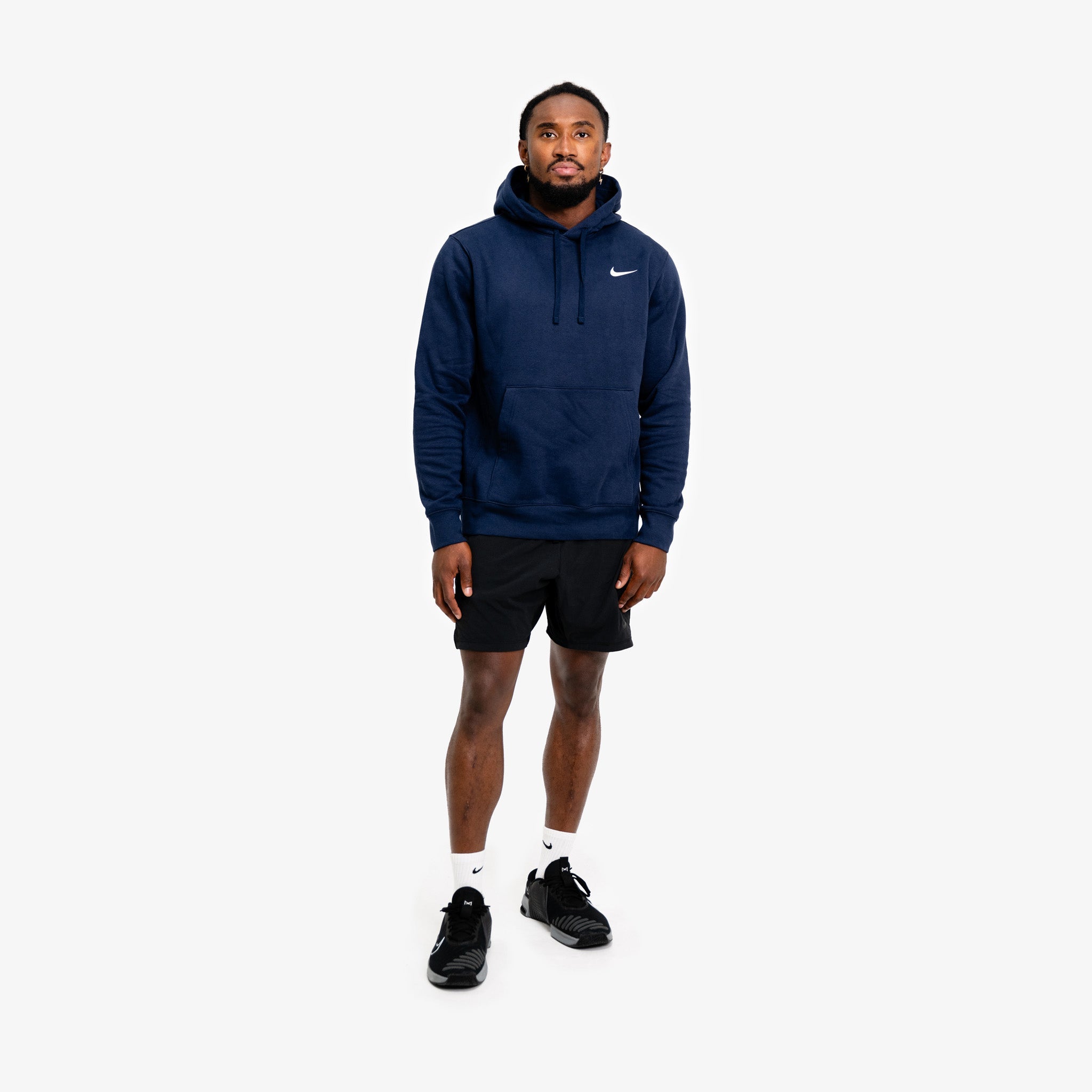 nike navy blue hoodie mens