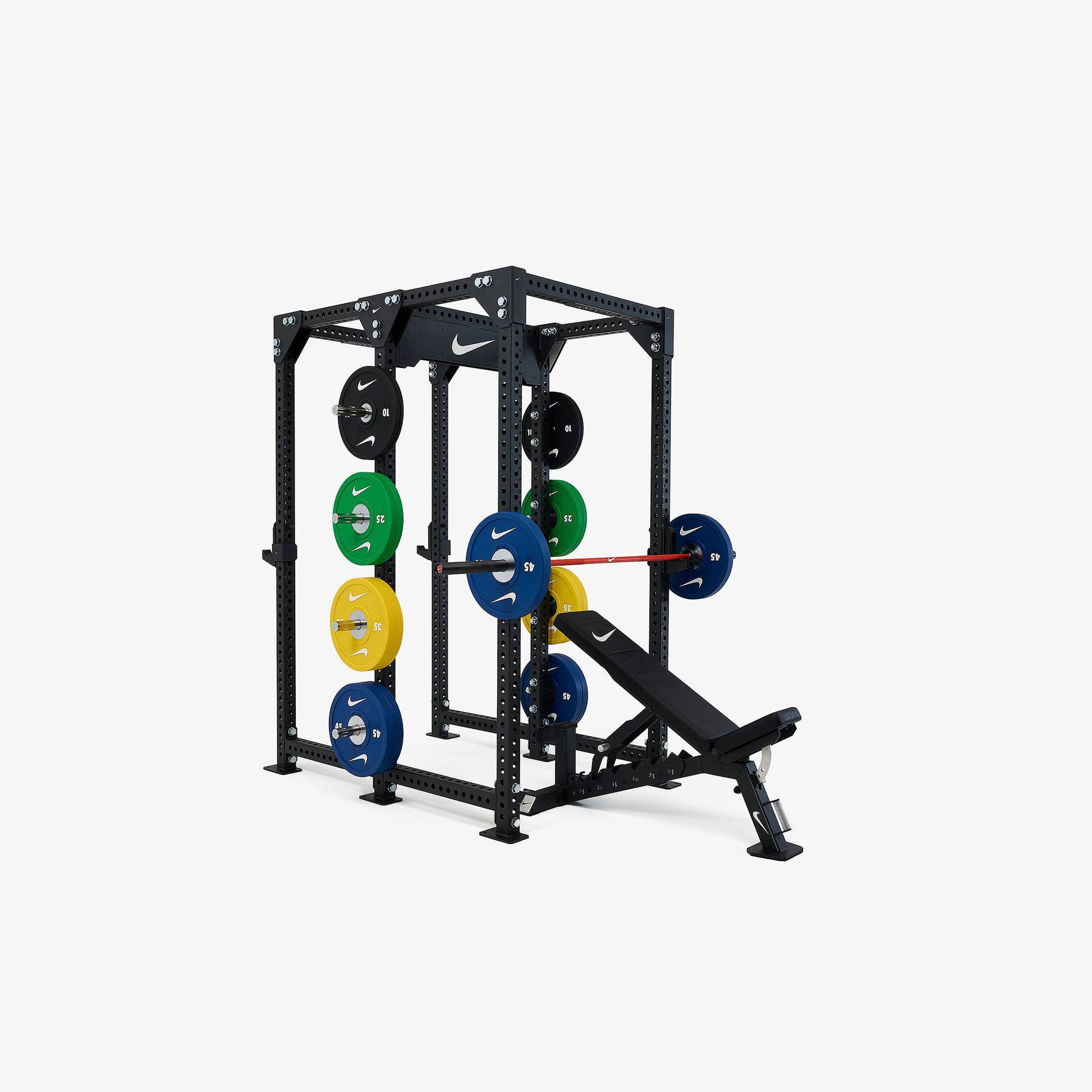 Nike Strength Pro Double Half Rack — three-quarter view 6