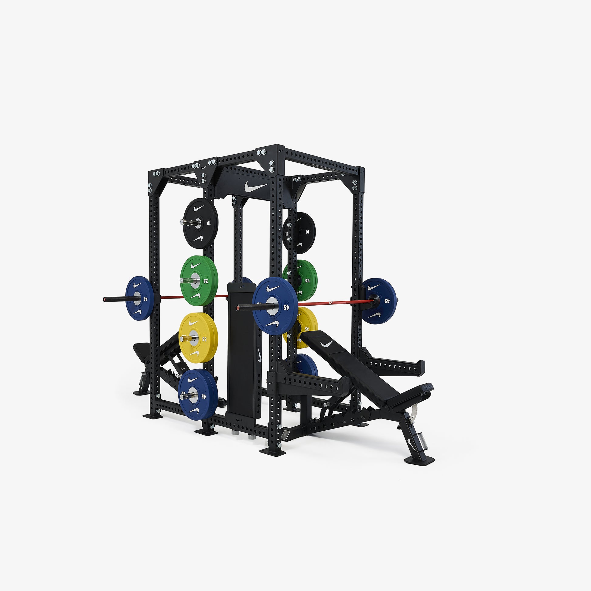 Nike Strength Pro Double Half Rack — three-quarter view 7