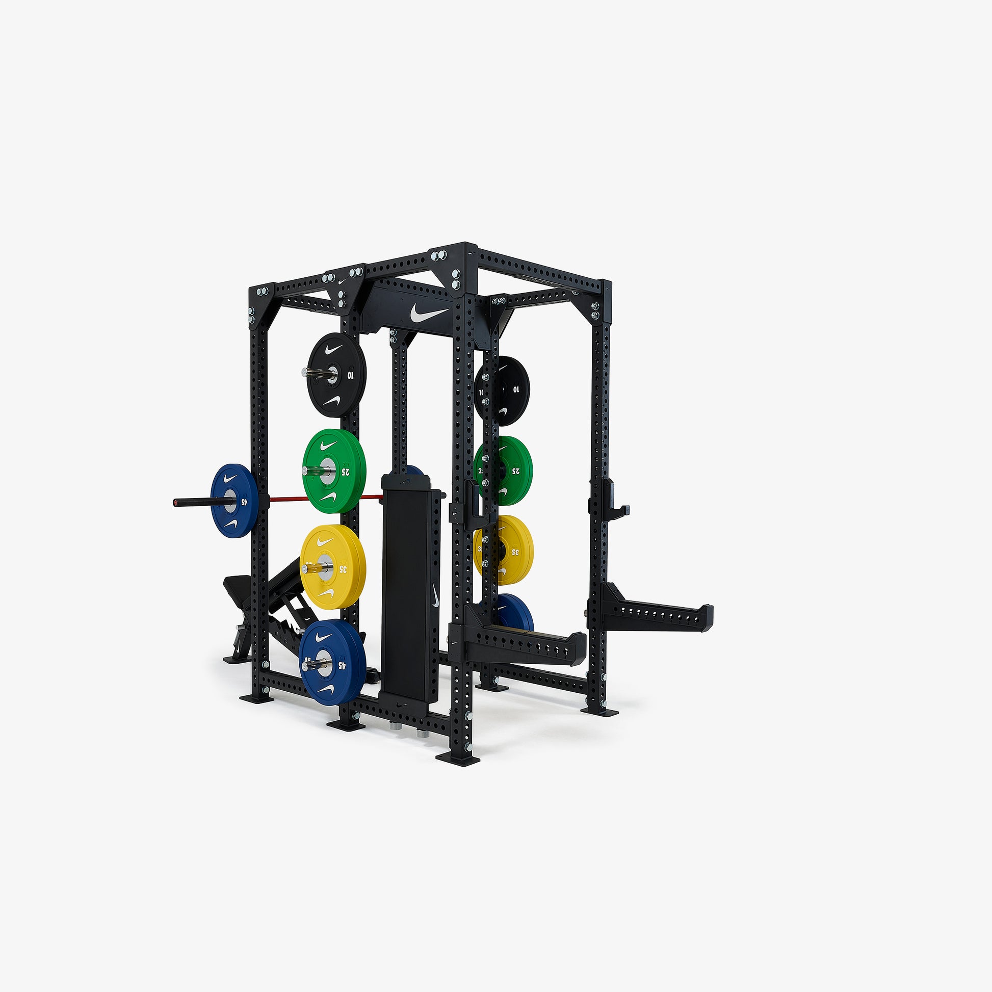 Nike Strength Pro Double Half Rack — three-quarter view 8