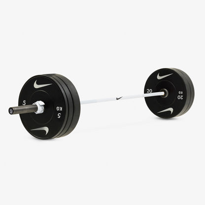 20 kg Nike Strength Shield - White SWOOSH / Nike Black Bumper Plates / White/Black