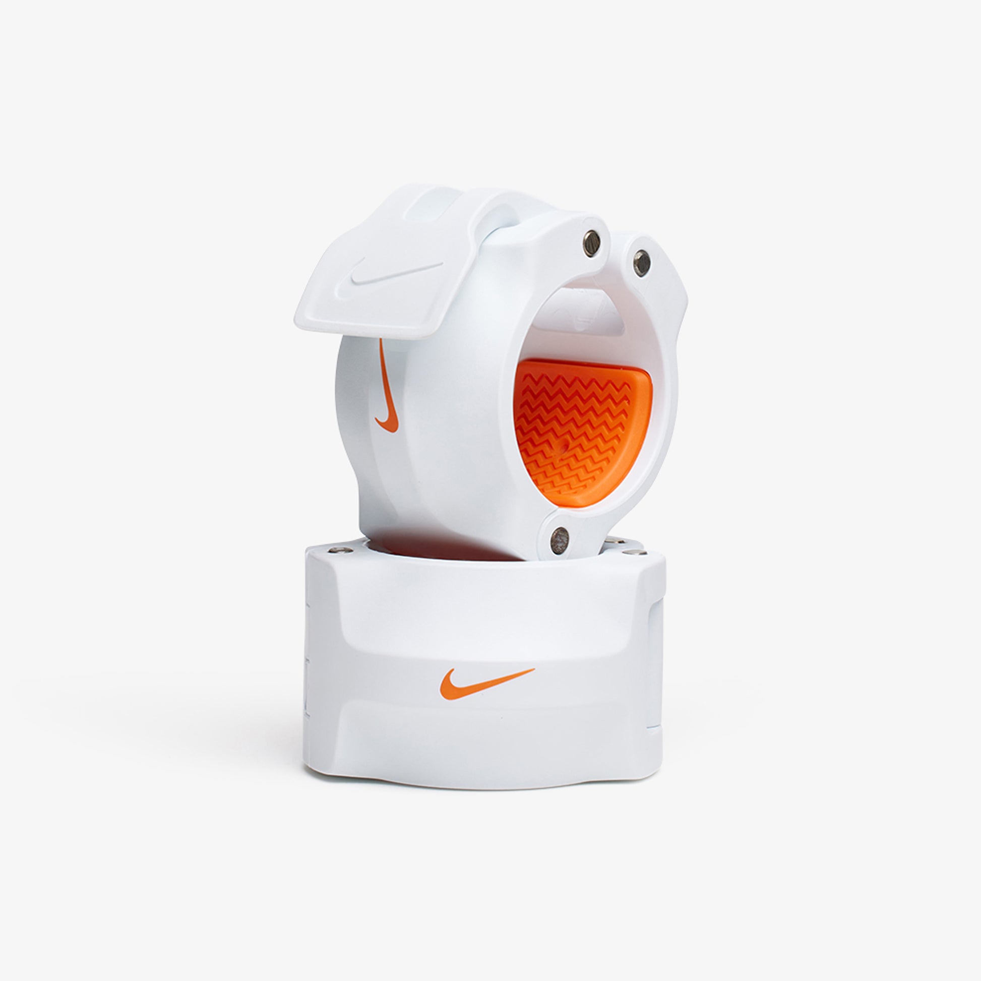 20 kg Nike Strength Shield - Orange SWOOSH / Nike Black Bumper Plates / White/Orange